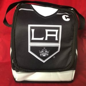 Los Angeles Kings Hockey Lunch Bag w/ Memorabilia